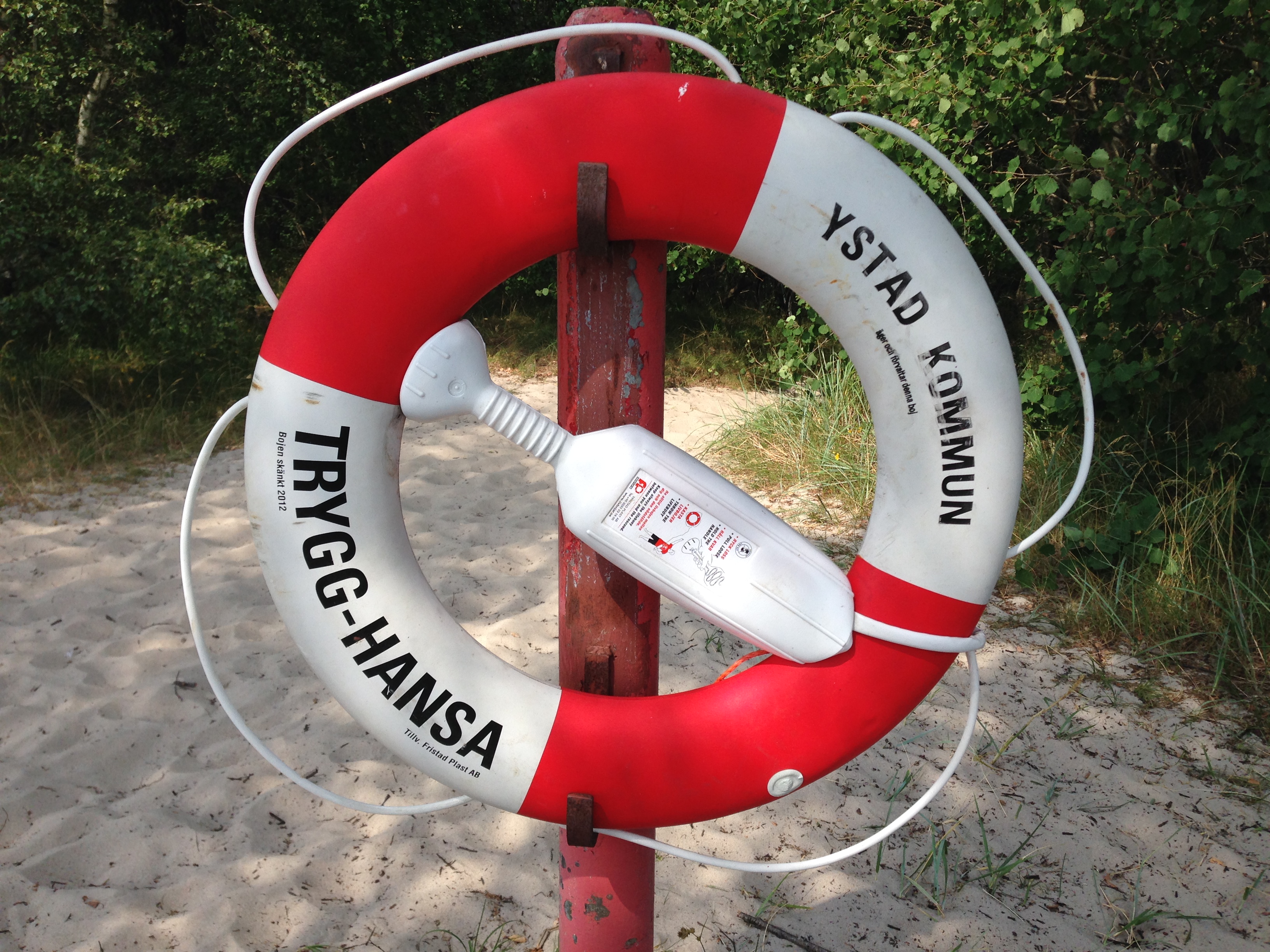 Rettungsring in Ystad