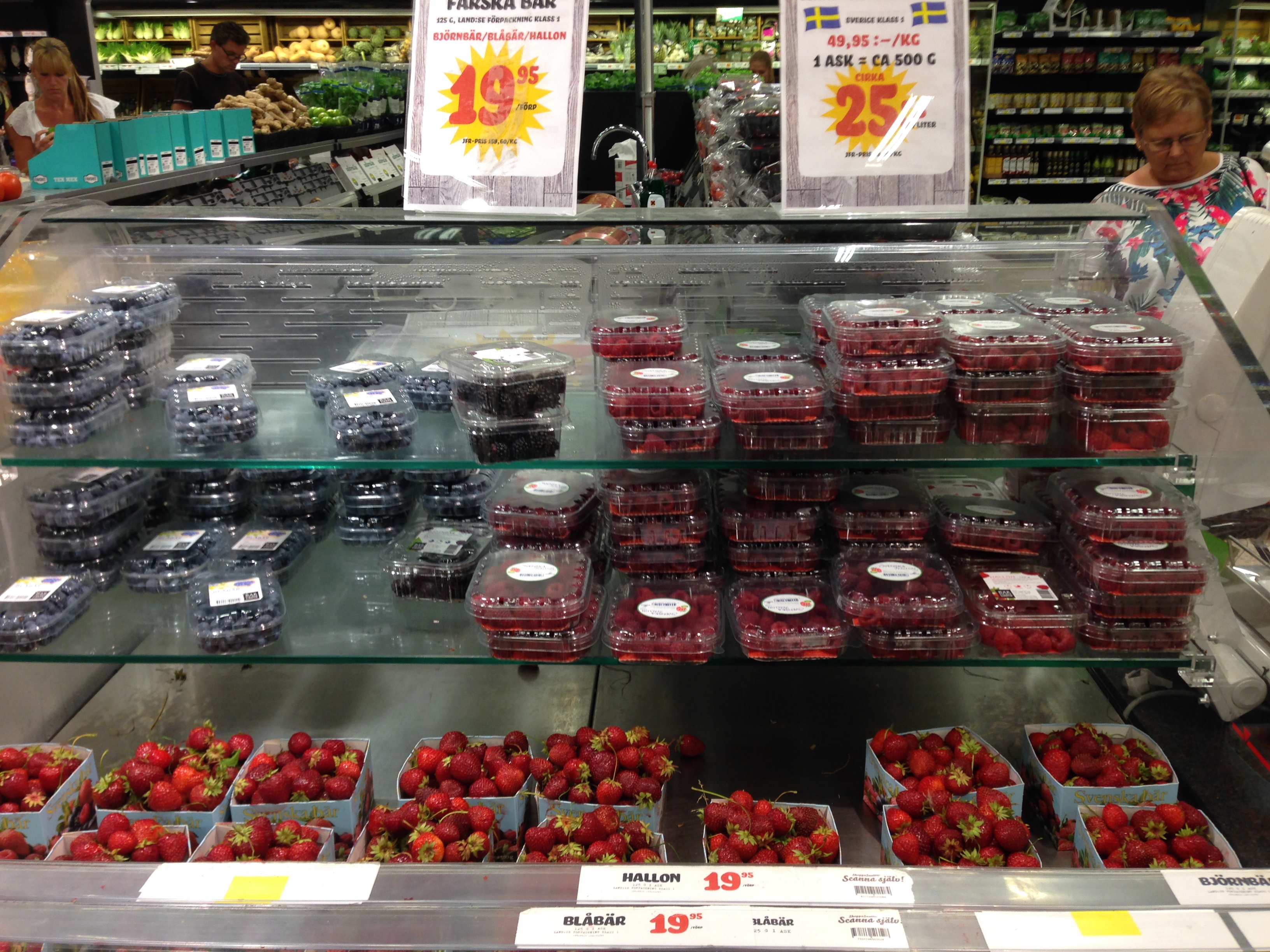 Früchte im Supermarkt bei Kamar