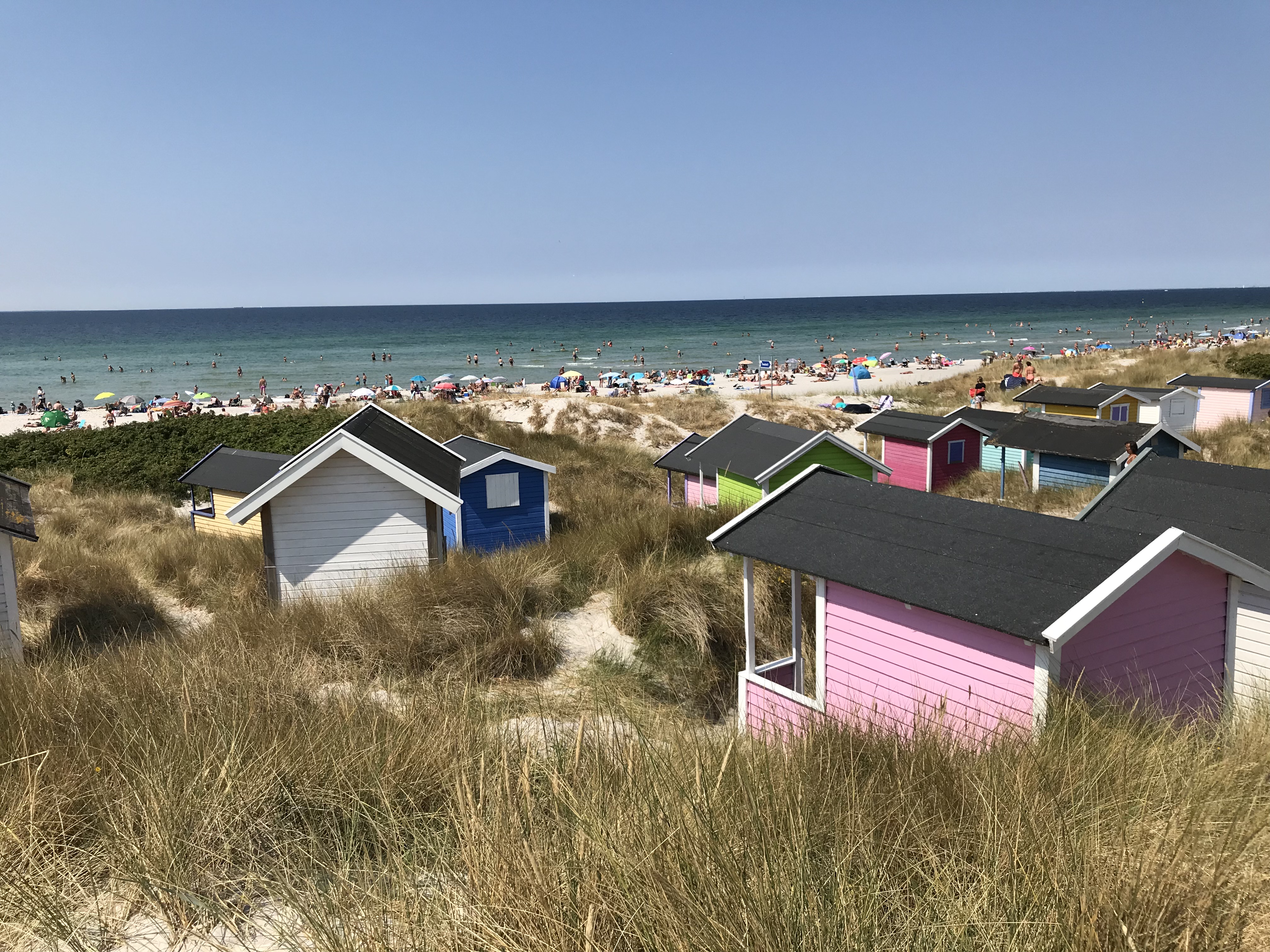 Strandhäuser in Skanör